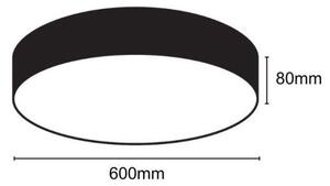 Plafonieră LED/35W/230V 4000K d. 60 cm