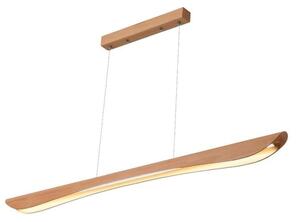 Lustră LED pe cablu LED/22W/230V 4000K 120 cm fag/lemn masiv