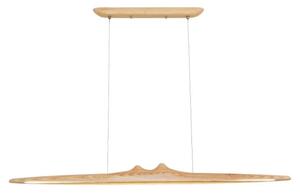 Lustră LED pe cablu LED/22W/230V 4000K 120 cm frasin/lemn masiv