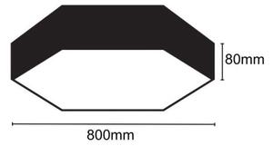 Plafonieră LED/70W/230V 4000K d. 80 cm