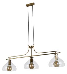 Lustră pe cablu Searchlight 31031-3PB MARGARITA 3xE27/60W/230V alamă