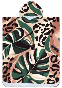 Poncho prosop de plaja SAFARI colorat 80x145 cm