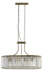 Lustră pe lanț Searchlight 8095-5AB VICTORIA 5xE27/60W/230V alamă