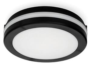 Plafonieră LED pentru baie LED/12W/230V IP65 d. 20 cm negru