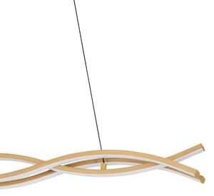 Eglo 901106 - Lustră LED suspendată pe cablu LASANA LED/35W/230V bej