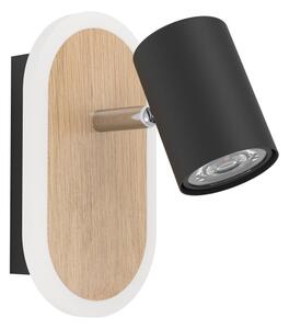 Eglo 901631 - Aplica de perete tip spot RIMBOCCHI LED/7W/230V maro/negru