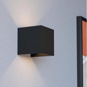 Eglo RINCINE 74115-LED lampă de exterior pentru perete/tavan cu senzor LED/2,2W/5V IP44 negru