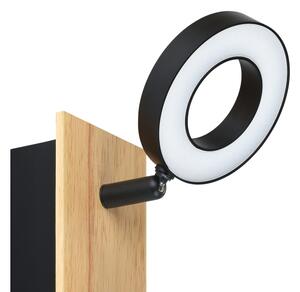 Eglo RIELVES 901202 - Aplica spot LED de perete, 4,2 W, 230 V, negru/maro