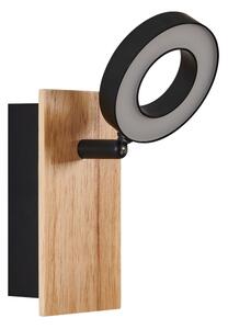 Eglo RIELVES 901202 - Aplica spot LED de perete, 4,2 W, 230 V, negru/maro