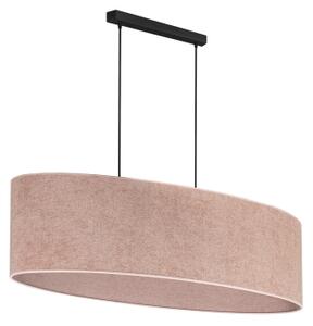 Lustră pe cablu Duolla OVAL 2xE27/15W/230V roz