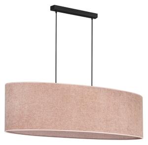 Lustră pe cablu Duolla OVAL 2xE27/15W/230V roz