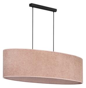 Lustră pe cablu Duolla OVAL 2xE27/15W/230V roz