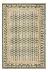Covor verde din amestec de iută 160x230 cm Mara Jute Border – Flair Rugs
