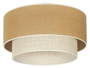 Plafonieră Duolla YUTE BOHO 3xE27/15W/230V d. 60 cm maro/gri