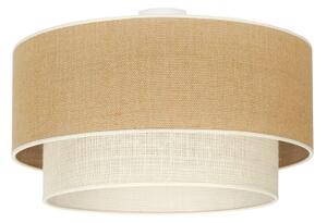 Plafonieră Duolla YUTE BOHO 3xE27/15W/230V d. 60 cm maro/gri