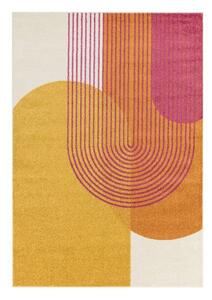Covor galben-portocaliu 120x170 cm Muse Orange Retro – Asiatic Carpets