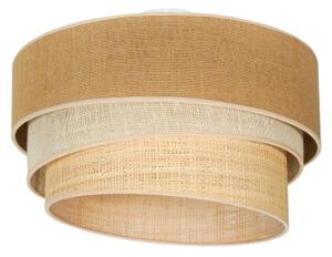 Plafonieră Duolla YUTE TRIO 3xE27/15W/230V d. 60 cm maro/gri/bej