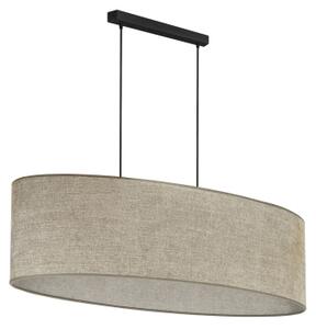 Lustră pe cablu Duolla OVAL 2xE27/15W/230V maro