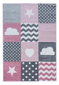 Covor pentru copii roz/gri 120x170 cm Kids – Ayyildiz Carpets