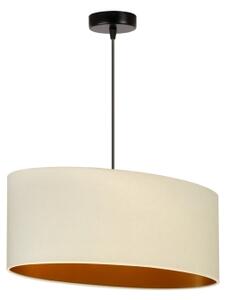 Lustră pe cablu Duolla OVAL VEGAN 1xE27/15W/230V crem
