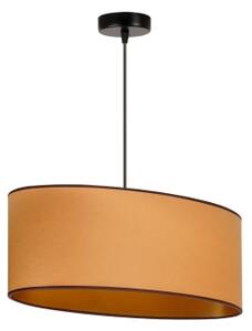 Lustră pe cablu Duolla OVAL VEGAN 1xE27/15W/230V maro