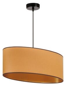 Lustră pe cablu Duolla OVAL VEGAN 1xE27/15W/230V maro