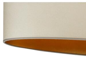 Lustră aplicată Duolla OVAL VEGAN 2xE27/15W/230V bej