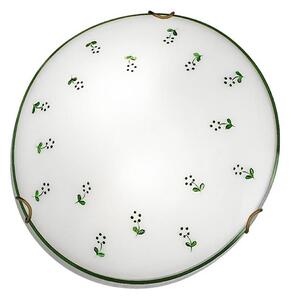 Plafonieră Kolarz 731.13.4.21 NONNA 3xE27/60W/230V d. 50 cm verde