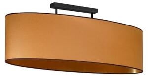 Lustră aplicată Duolla OVAL VEGAN 2xE27/15W/230V maro