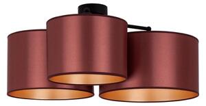 Lustră aplicată Duolla ROLLER TRIO SHINY 3xE27/15W/230V cupru/auriu