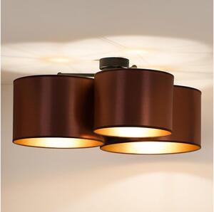 Lustră aplicată Duolla ROLLER TRIO SHINY 3xE27/15W/230V cupru/auriu