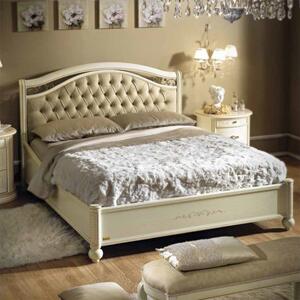 Pat lemn masiv Caterina II 160/180x200cm - 160x200