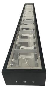Corp de iluminat fluorescent 2xG13/18W/230V negru 120 cm