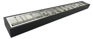 Corp de iluminat fluorescent 2xG13/18W/230V negru 120 cm