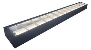 Corp de iluminat fluorescent 2xG13/18W/230V negru 120 cm