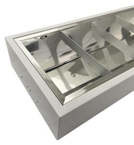 Corp de iluminat fluorescent 2xG13/18W/230V alb 120 cm