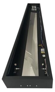 Corp de iluminat fluorescent 2xG13/18W/230V negru 120 cm