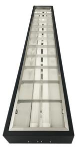 Corp de iluminat fluorescent 2xG13/18W/230V negru 120 cm