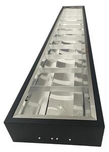 Corp de iluminat fluorescent 2xG13/18W/230V negru 120 cm