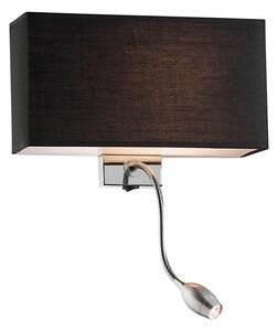 Ideal Lux - Lampă LED flexibilă de perete HOTEL 1xE27/60W + LED/1,5W/230V