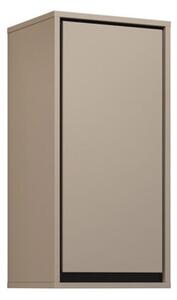 Dulap lemn masiv baie Irvella, 35 × 72 × 30 cm - Crem