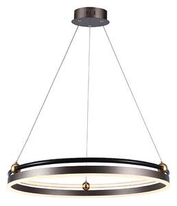 Lustră LED pe cablu LED/30W/230V 3000K d. 62 cm maro
