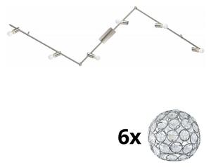 Spot LED Eglo MY CHOICE 6xE14/4W/230V crom