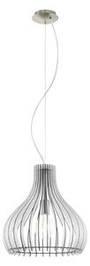 Lustră pe cablu Eglo 61915 TINDORI 1xE27/60W/230V d. 38 cm alb