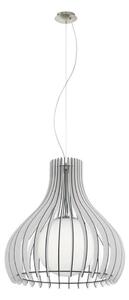 Lustră pe cablu Eglo 61715 TINDORI 1xE27/60W/230V d. 50 cm alb