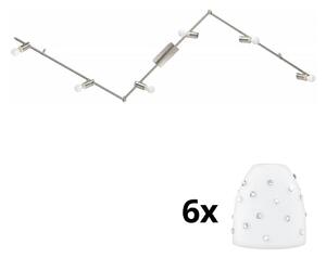 Spot LED Eglo MY CHOICE 6xE14/4W/230V crom/alb