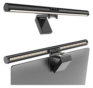 LED iluminare tactilă reglabilă monitor 42 cm, 5W, 5V, 3000-6000K, negru