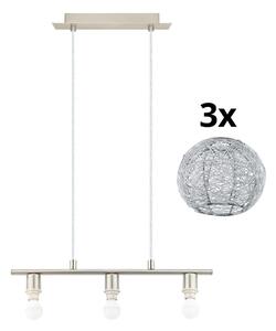 Lustră LED pe cablu Eglo MY CHOICE 3xE14/4W/230V crom