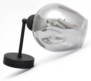 Lampă de perete LILI 1xE27/15W/230V negru/gri