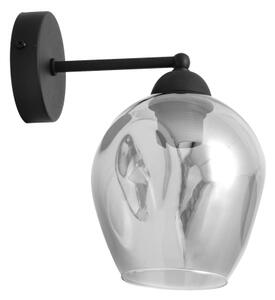 Lampă de perete LILI 1xE27/15W/230V negru/gri